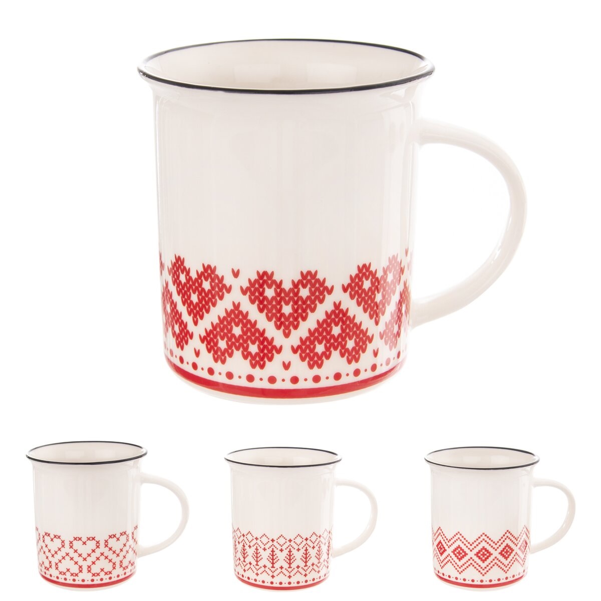 Hrnek porcelán 340ml  OLD LOVE mix dekorů KUTIL Sklad7 2628802.00