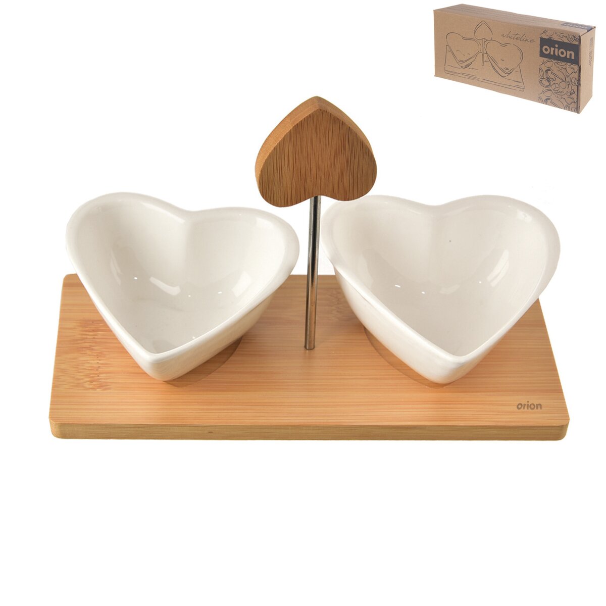 Miska servírovací porcelán/bambus  WHITELINE KUTIL Sklad7 2629899.00