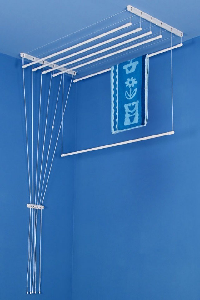 Sušiak IDEAL stropný 150cm 5 tyčí