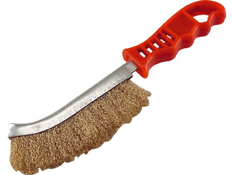 Kartáč drátěný mosazný 24cm  EXTOL KUTIL Sklad7 8196001.00
