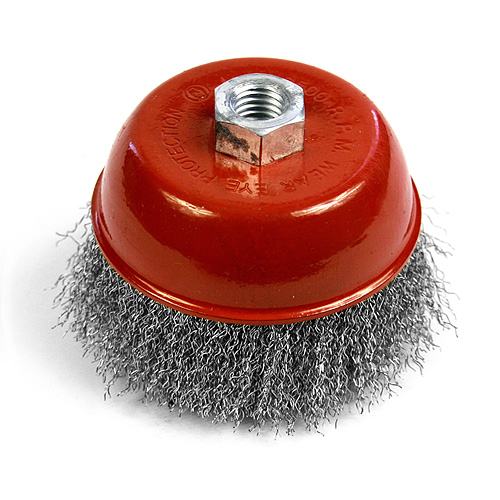 Kartáč rotační hrnkový vlnitý ¤75/0,3mm  STREND PRO KUTIL Sklad7 8753152.00