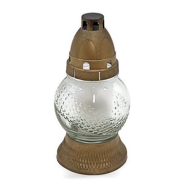 Hřbitovní sklo 18cm svíčka vklad 30g  Z459CI KUTIL Sklad7 7945900.00