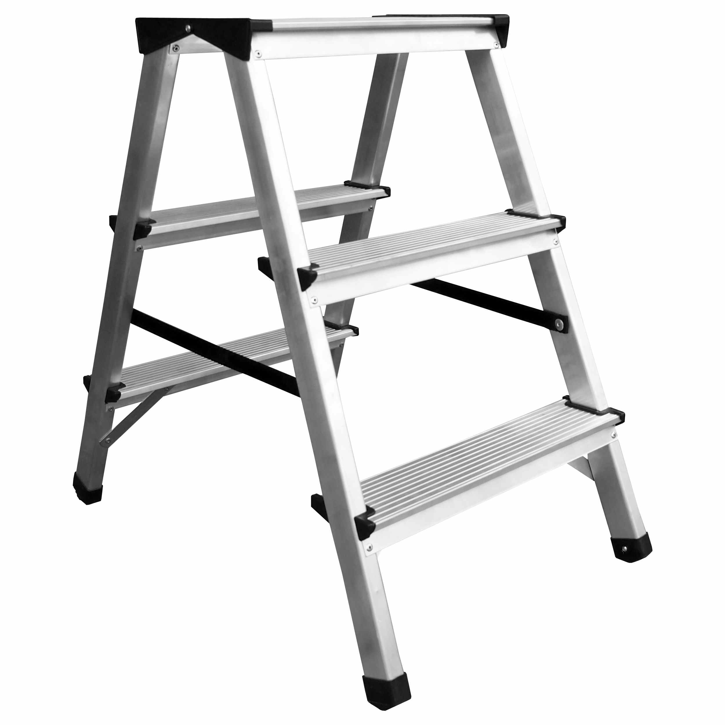 Schůdky hliník oboustranné 2x3 150kg  DRABEST KUTIL Sklad7 8254900.00