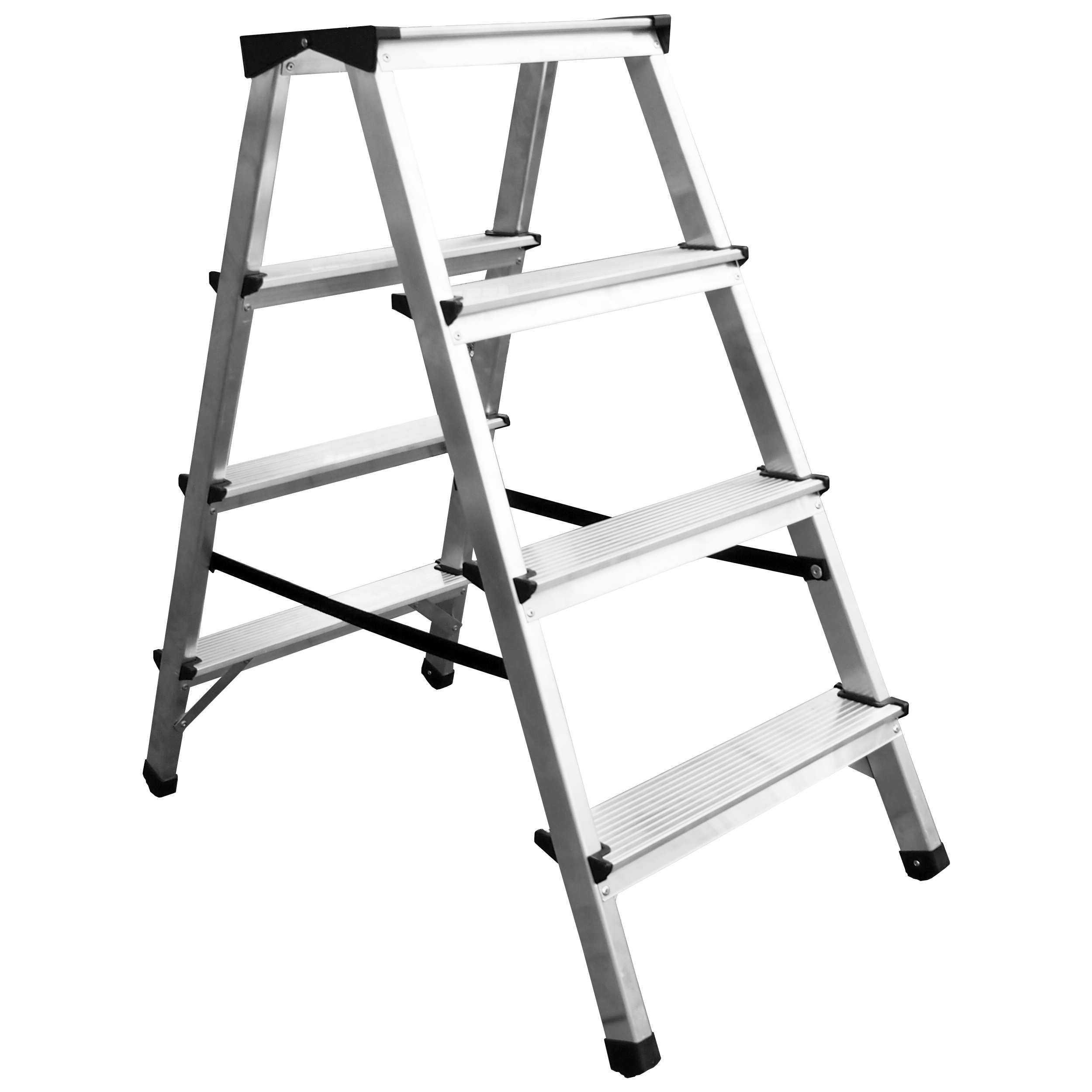 Schůdky hliník oboustranné 2x4 150kg  DRABEST KUTIL Sklad7 8272900.00