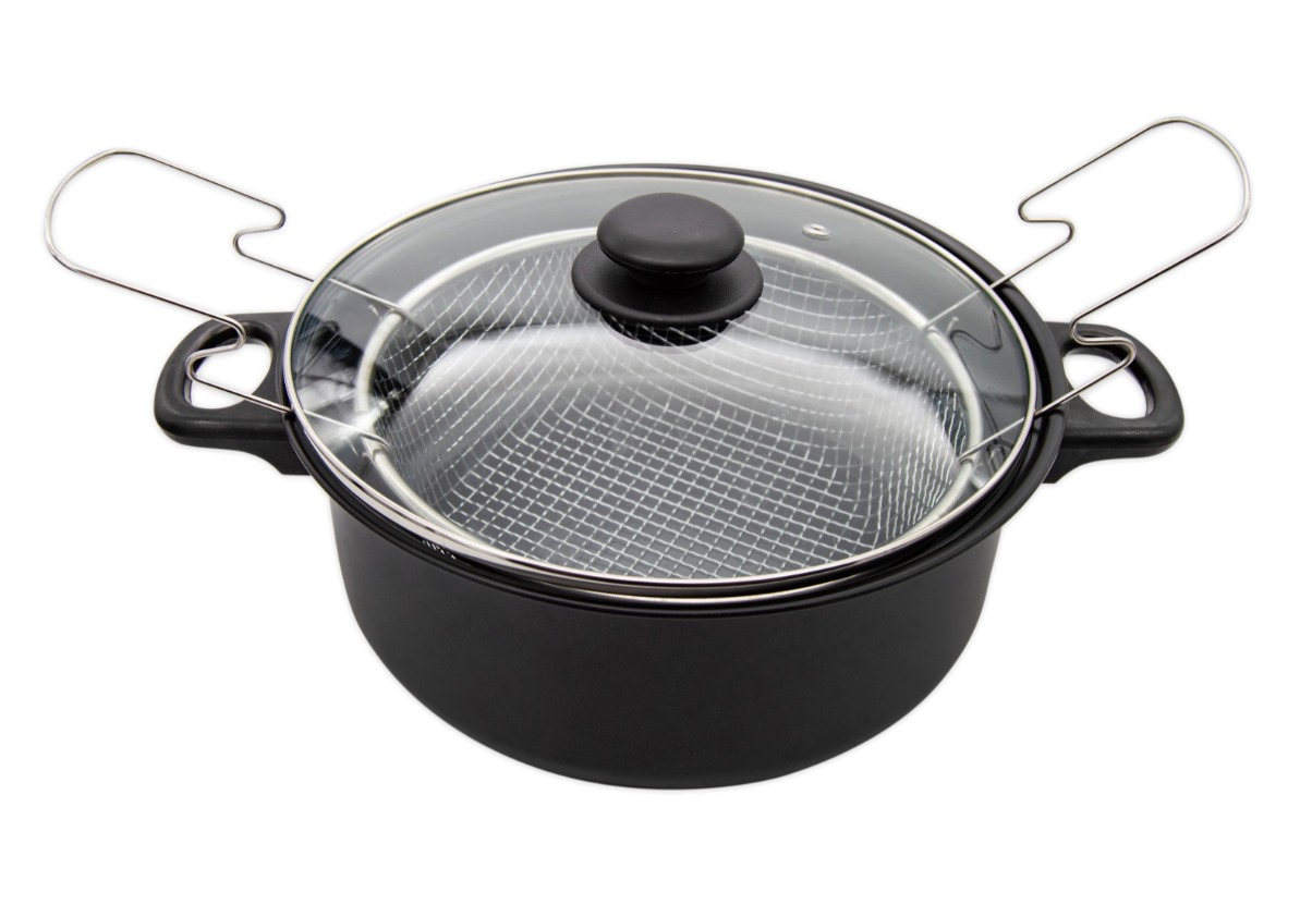 Hrnec fritovací nepřilnavý s poklicí ¤24cm  MEYERHOFF KUTIL Sklad7 439913.00