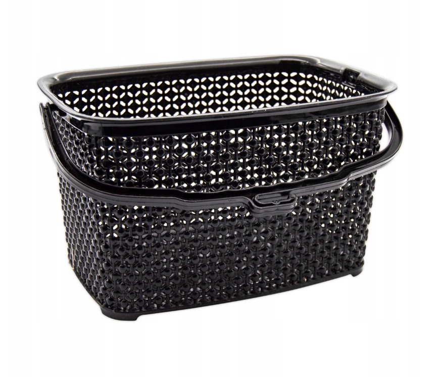Košík na kolíčky 22x15x13cm  PEARL černá KUTIL Sklad7 440489.00