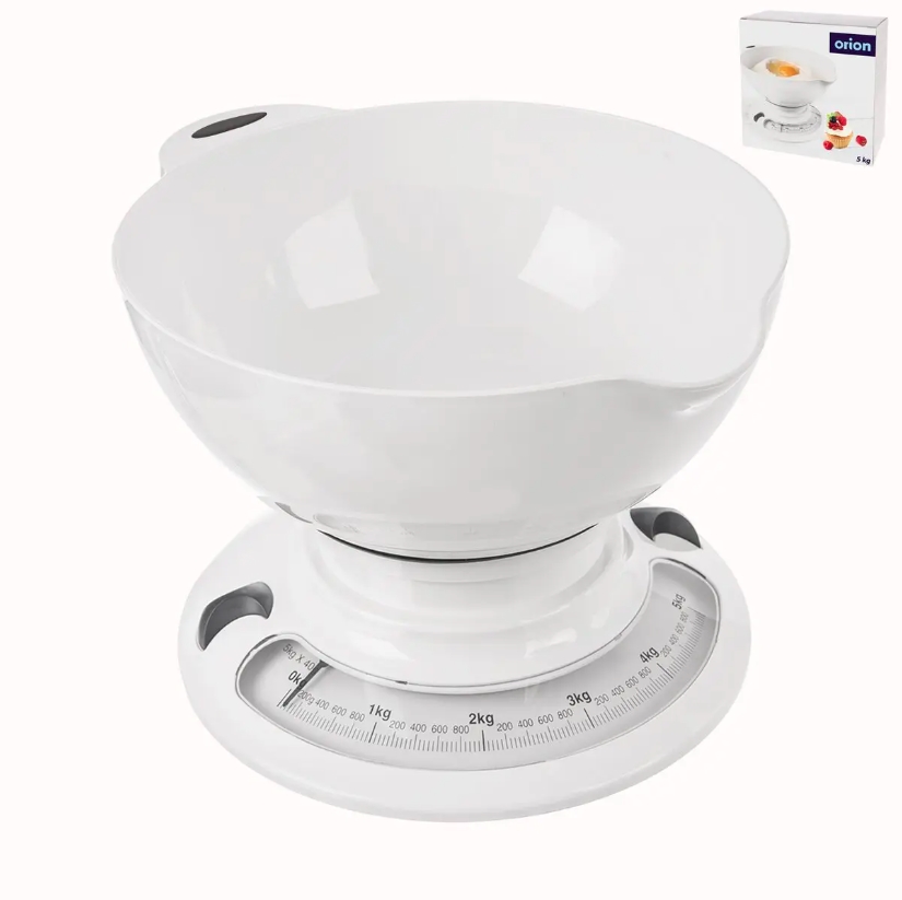 Váha kuchyňská 5kg mechanická s miskou 2,7L  ORION KUTIL Sklad7 2631814.00