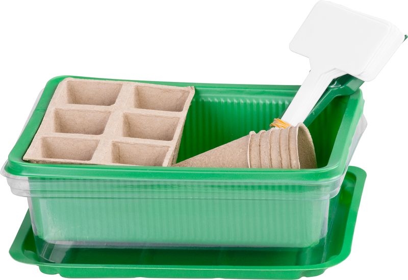 Minipařeniště 12 rostlin, 18dílná sada 20x14,5x6cm STREND KUTIL Sklad7 8755599.00