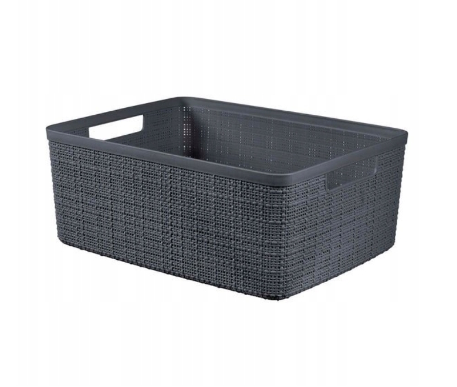 Košík PH 36x28x15cm  JUTE antracit KUTIL Sklad7 9601905.10