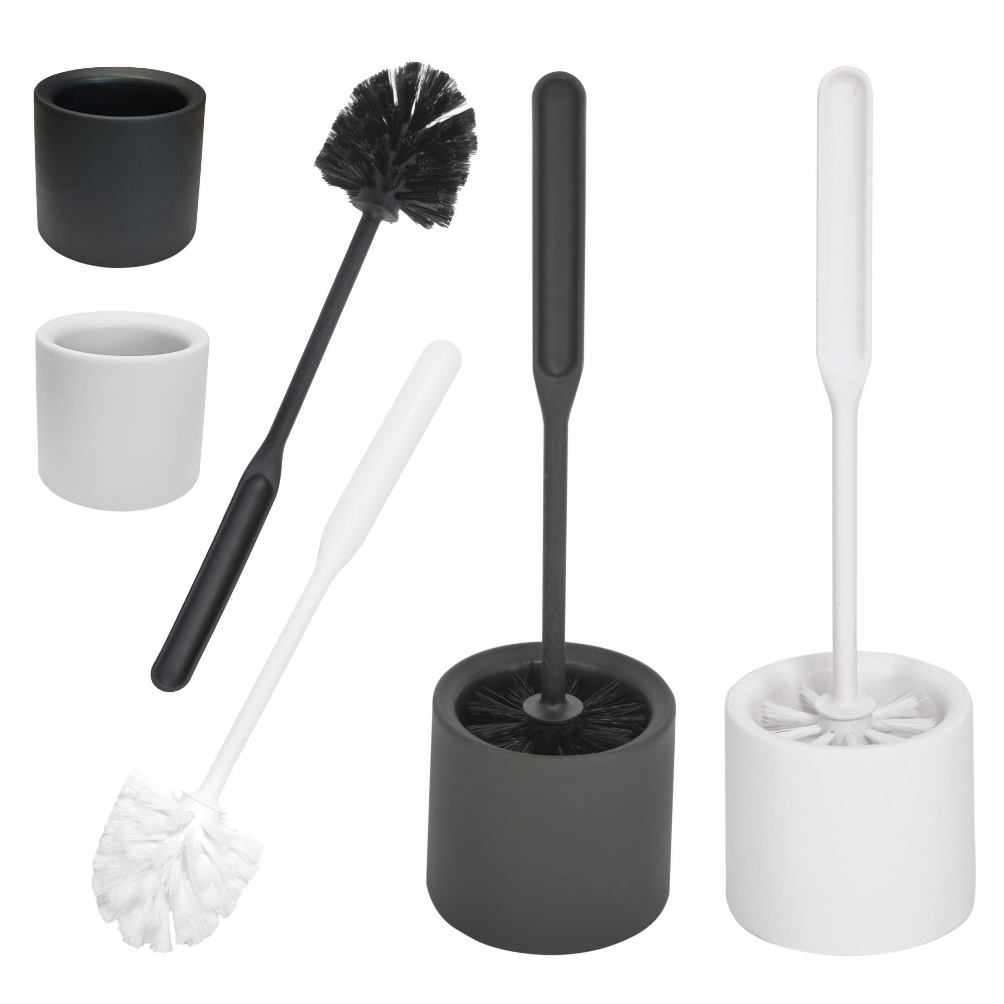 WC sada plast YORK MODERN černá