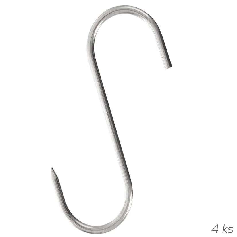 Hák řeznický nerez 150x120mm 4ks KUTIL Sklad7 2632086.00