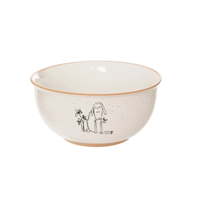 Miska keramika ¤13,5cm 550ml  STATEK OVEČKA KUTIL Sklad7 2629210.00