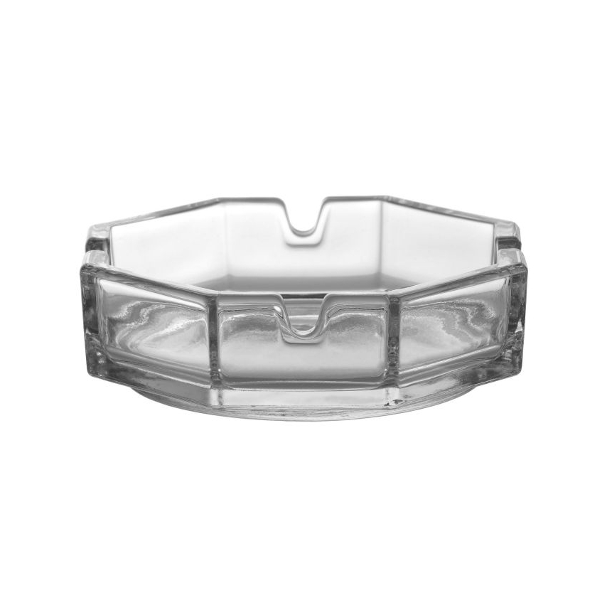 Popelník sklo 11x11cm čirý  OCTAGON KUTIL Sklad7 660065.00