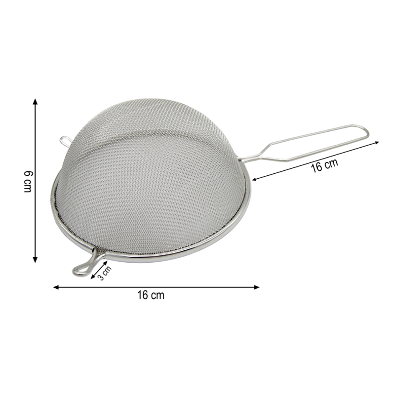 Cedník nerez ¤16cm s ručkou  MEYERHOFF KUTIL Sklad7 437866.00