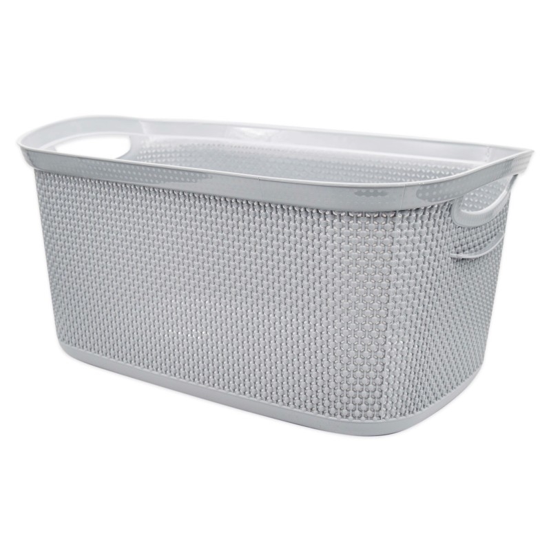 Koš prádelní 50x31,5x23cm 29L  PEARL šedá KUTIL Sklad7 441067.00