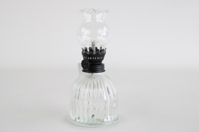 Lampa petrolejová s cylindrem v.17cm CLEAR, mix