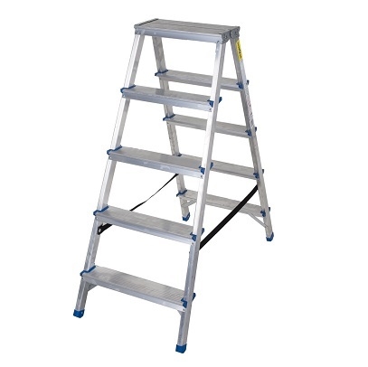 Schůdky hliník oboustranné 2x5 150kg  DRABEST KUTIL Sklad7 490026.00