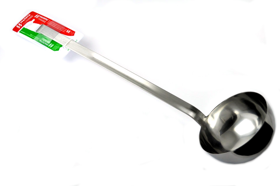Naběračka nerez ¤14cm 750ml s háčkem  SVANERA INOX 9124 KUTIL Sklad7 779124.00