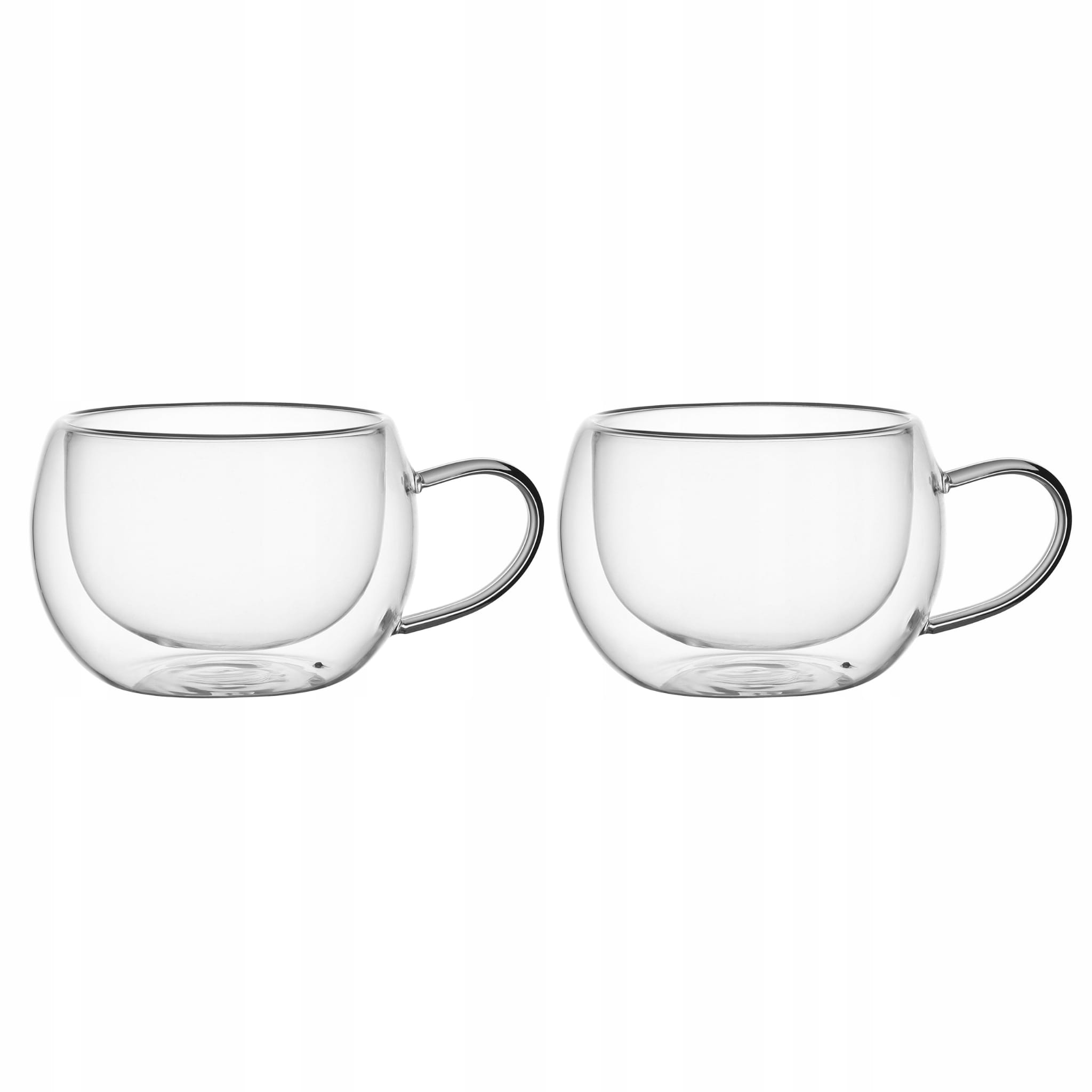 Hrnek sklo 300ml dvoustěnný ucho 2ks  KAMILLE 9002 KUTIL Sklad7 490020.20