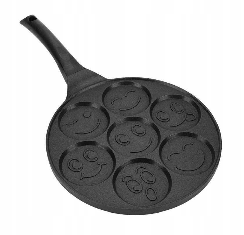 Pánev na lívance nepřilnavá ¤26cm 7xsmajlík  KAMILLE KUTIL Sklad7 442110.00