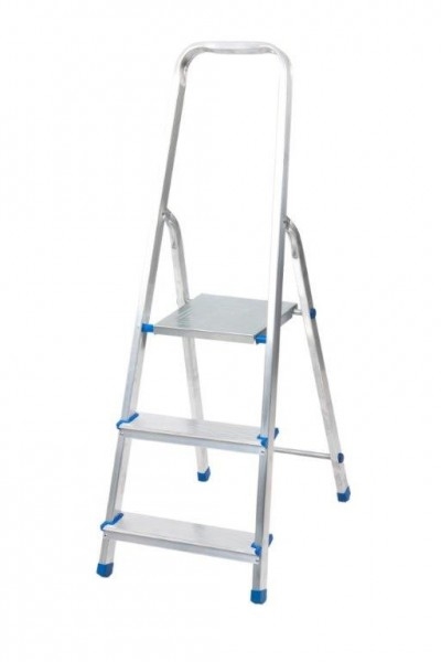 Schůdky hliník 1x3 příčky 125kg  DRABEST KUTIL Sklad7 490002.10