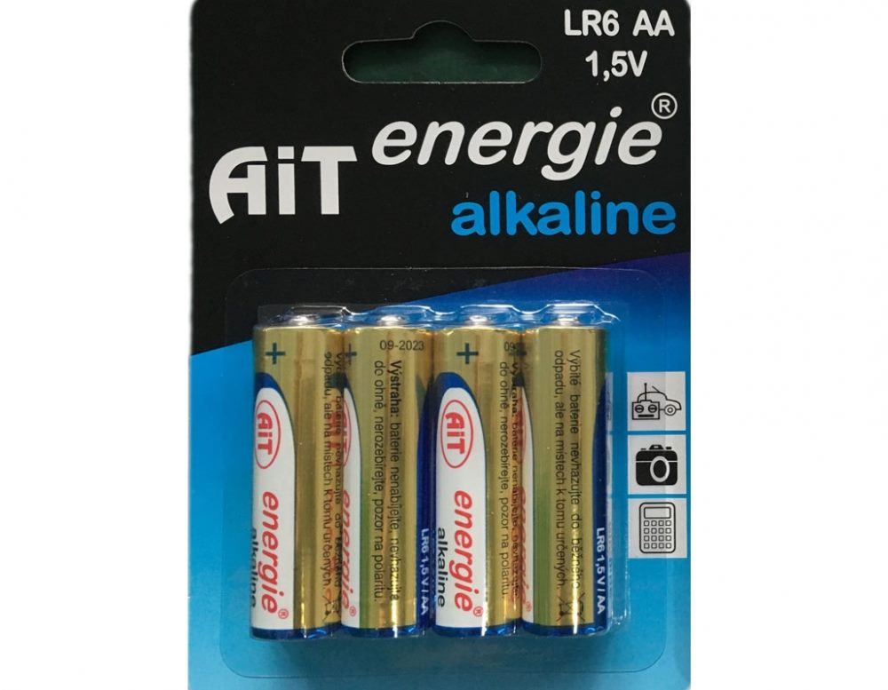 Baterie AiT Alkaline LR6 AA 4ks blistr KUTIL Sklad7 8661062.00