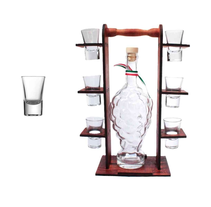 Odlivka 6x30ml s lahví ve stojanu, dárková sada KUTIL Sklad7 616647.00