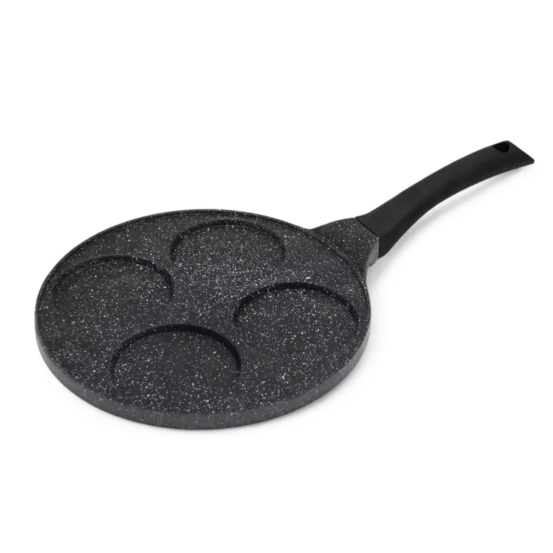 Pánev na lívance granit ¤26cm 4x oko  MEYERHOFF vč. indukce KUTIL Sklad7 442915.00