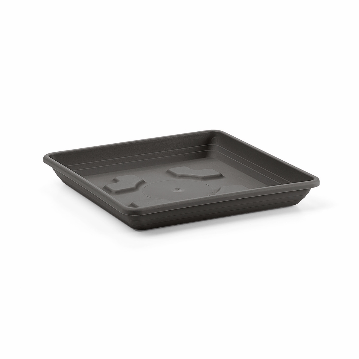 Miska pod květináč QUADRATO 20x20cm antracit KUTIL Sklad7 1022397.00