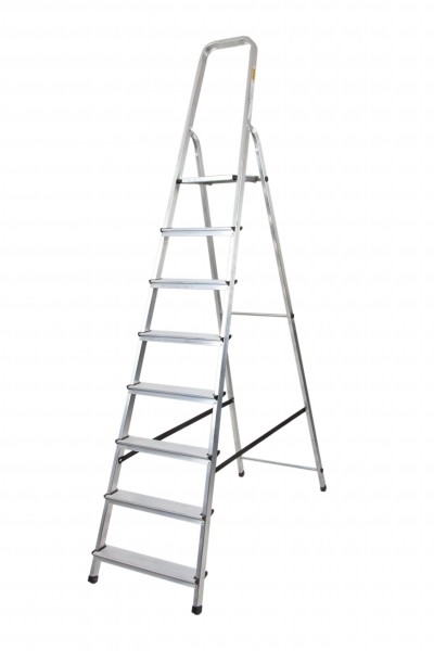 Schůdky hliník 1x8 příčky 125kg  DRABEST (NADROZMĚR) KUTIL Sklad7 8273550.00