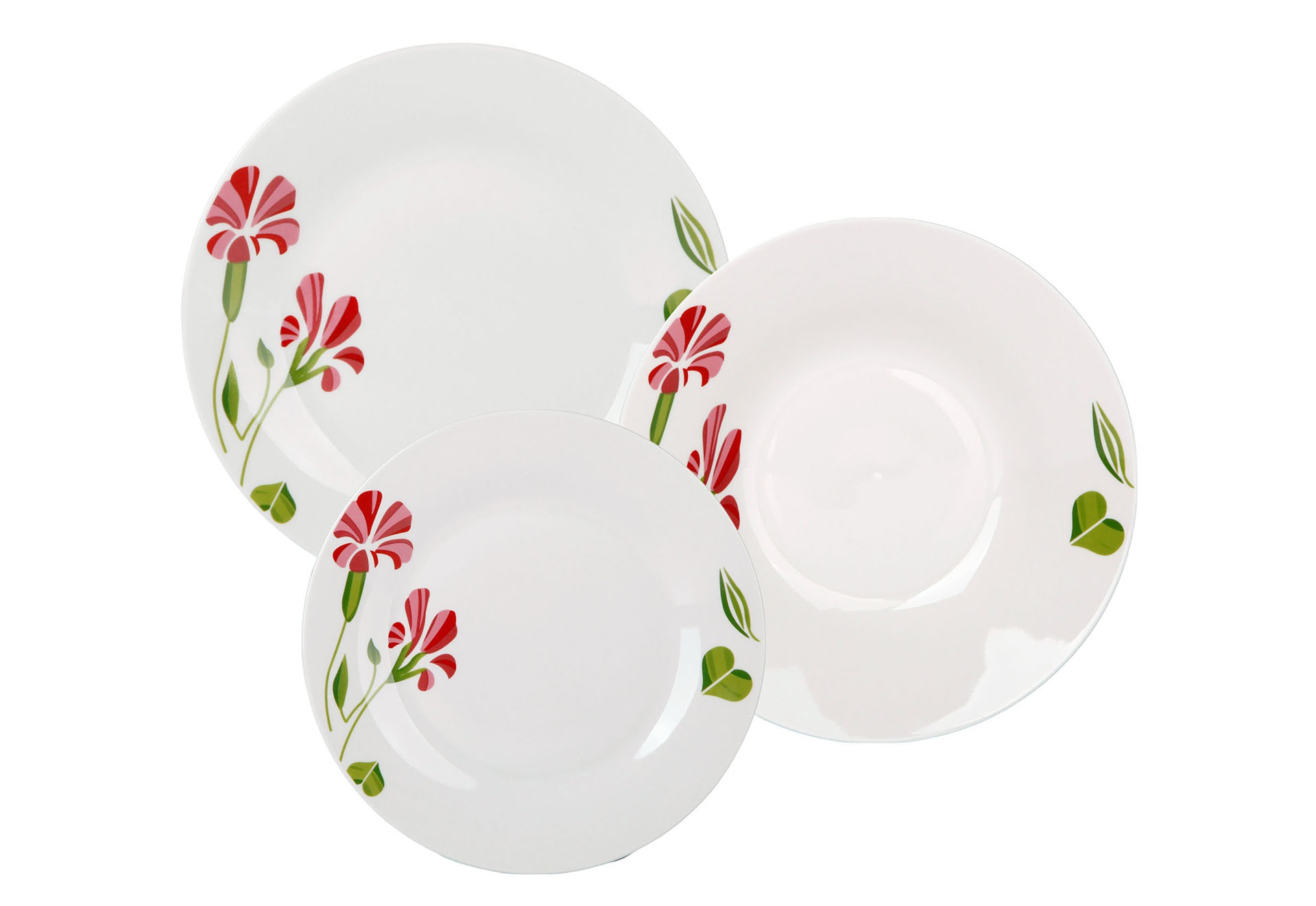 Jídelní sada porcelán 18ks  KVĚT KUTIL Sklad7 443426.00
