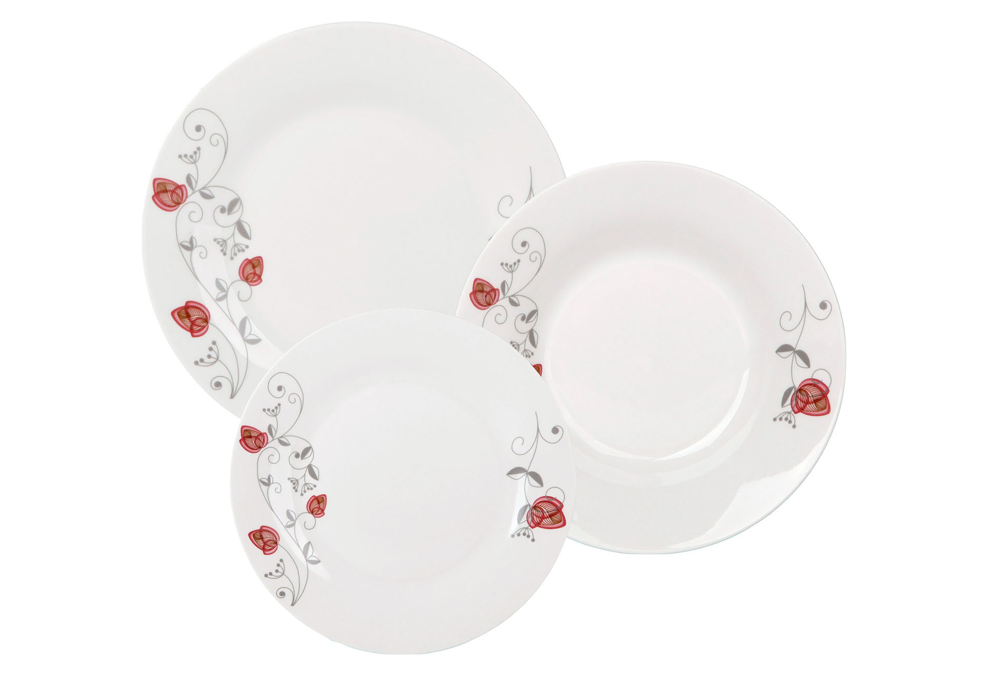 Jídelní sada porcelán 18ks  RŮŽE KUTIL Sklad7 443421.00