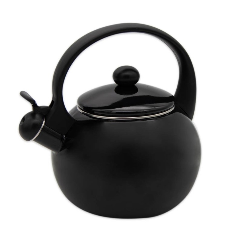 Kanvica čajník smalt 2,2L BLACK, indukcia