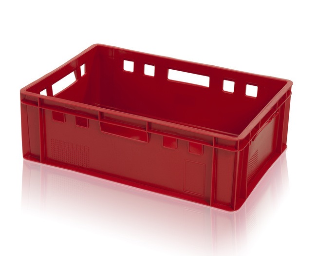 Přepravka maso E2 30kg atest  CZ (balík max.5ks)