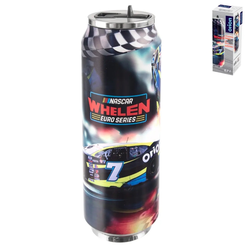 Termoska nerez 0,7 L plechovka NASCAR