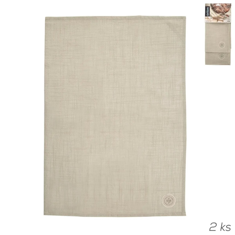 Utěrka kuchyňská bavlna 2ks  GREENISH KUTIL Sklad7 2610990.00