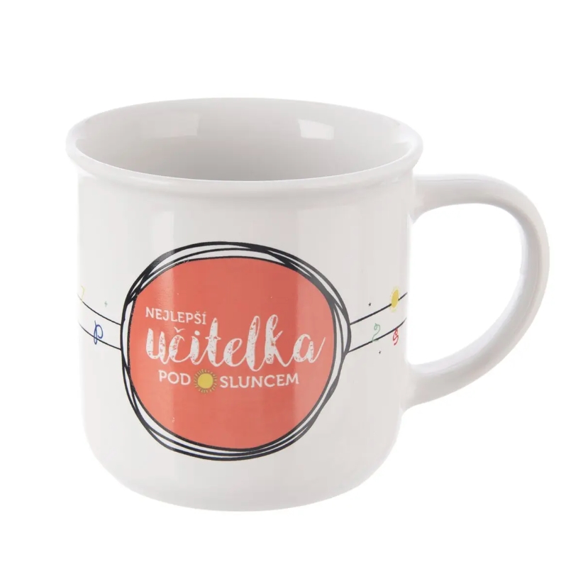 Hrnek porcelán 340ml  NEJLEPŠÍ UČITELKA KUTIL Sklad7 2629637.00