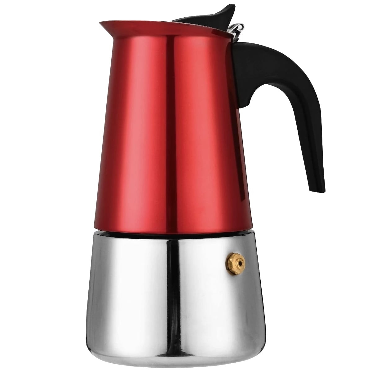 Kávovar moka 6 šálků nerez  METAL RED vč. indukce KUTIL Sklad7 616665.00