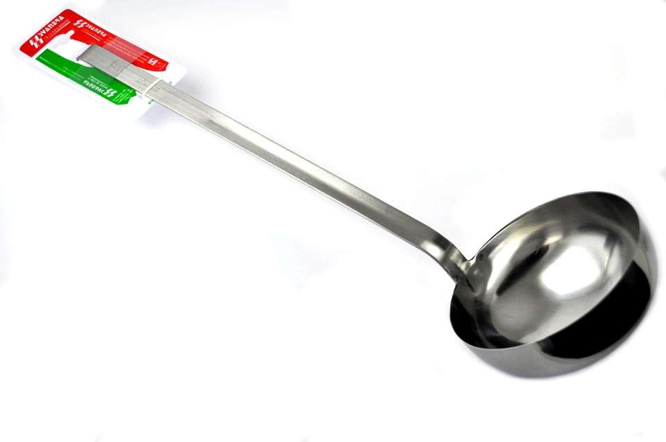 Naběračka nerez ¤16cm 1000ml s háčkem  SVANERA INOX 9126 KUTIL Sklad7 779126.00