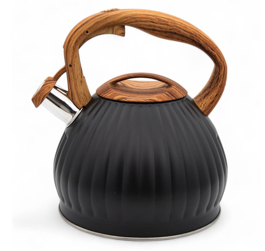 Konvice čajník nerez/lak 3L MEYERHOFF MH-4141 černá, vč. indukce