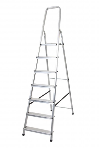 Schůdky hliník 1x7 příčky 125kg  DRABEST (nadrozměr) KUTIL Sklad7 8273530.00