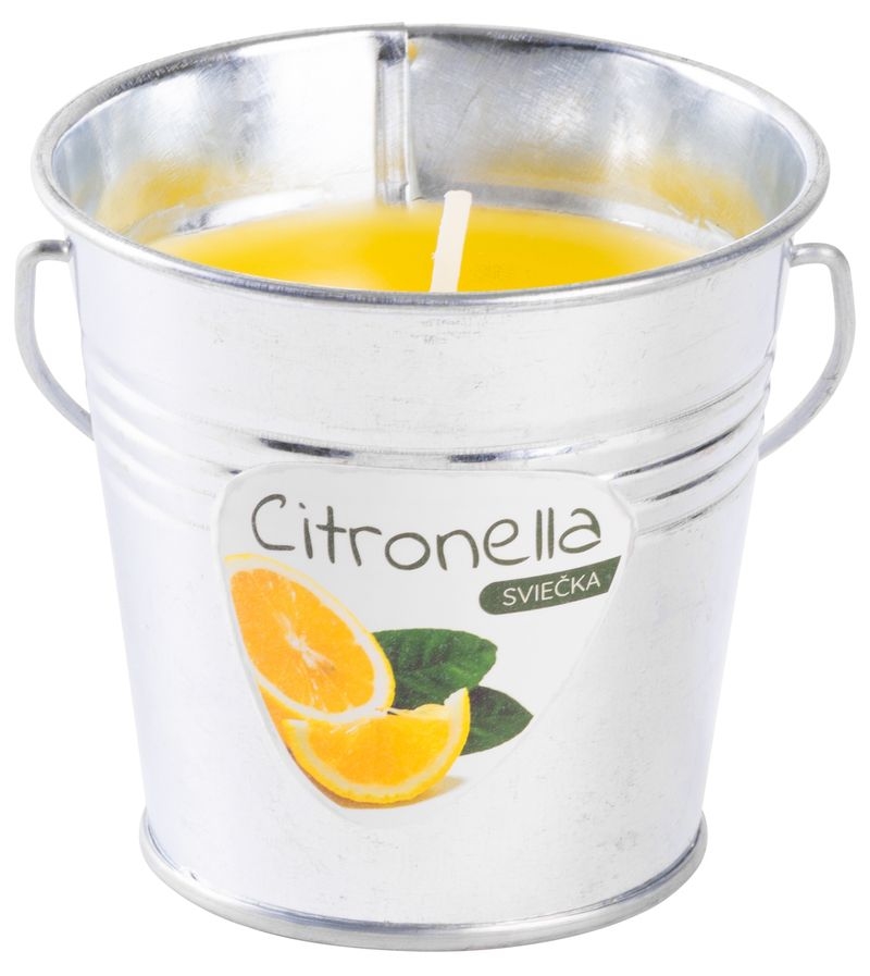 Svíčka repelentní citronela vědro 80g  CB143