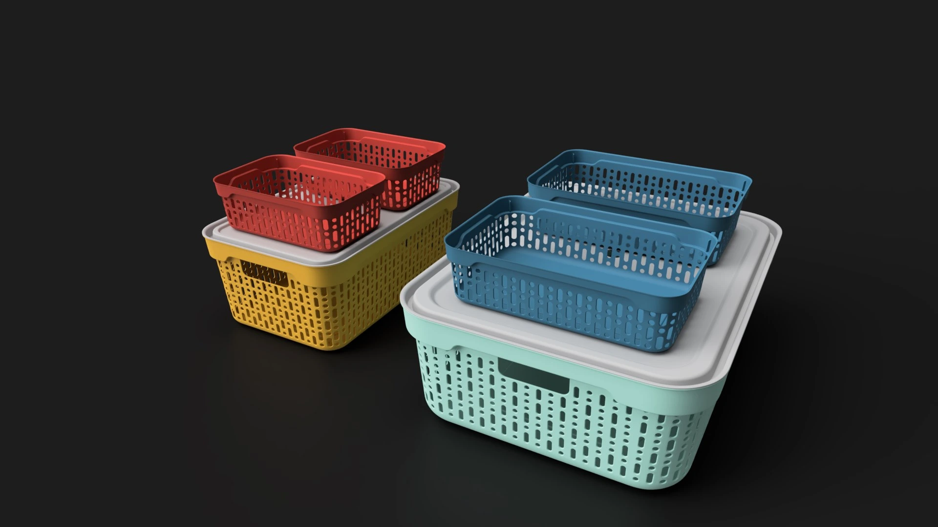 Košík PH 39,4x29,9x13,1cm + víko  MORSETTA latte