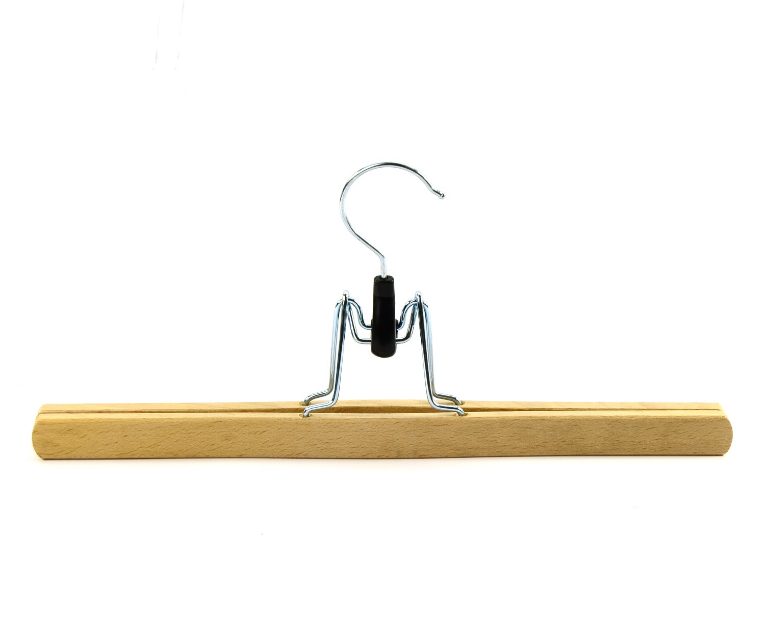 Ramínko dřevo na sukně/kalhoty se skřipcem lakované 35cm  CZ KUTIL Sklad7 6291372.00