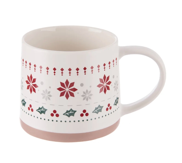 Hrnek porcelán 400ml  Vánoce Hvězda