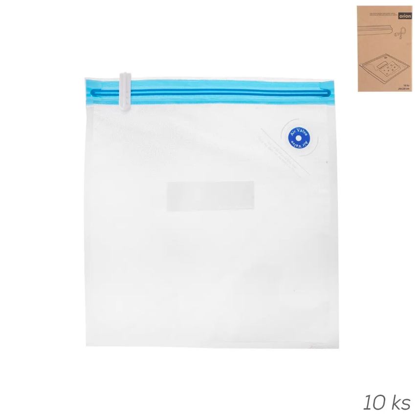 Sáček do vakuovačky nylon 26x28cm 10ks s ventilem