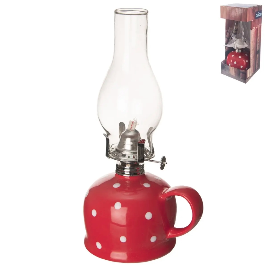 Lampa petrolejová s cylindrem TEČKA KUTIL Sklad7 2622260.00