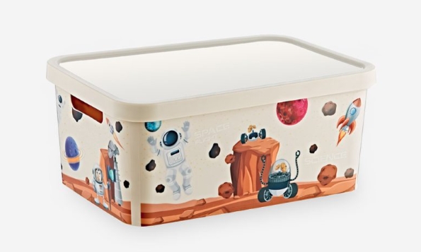 Box úložný STAFI 18x26x11cm 4,5L, mix dekor KUTIL Sklad7 492378.00