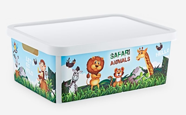 Box úložný STAFI 28x37x14cm 12L, mix dekor KUTIL Sklad7 492385.00