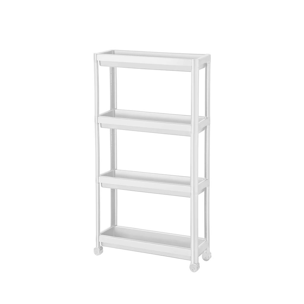 Regál PH 4 koše 54x18x100cm kolečka, bílá  DECOBELLA KUTIL Sklad7 481509.00